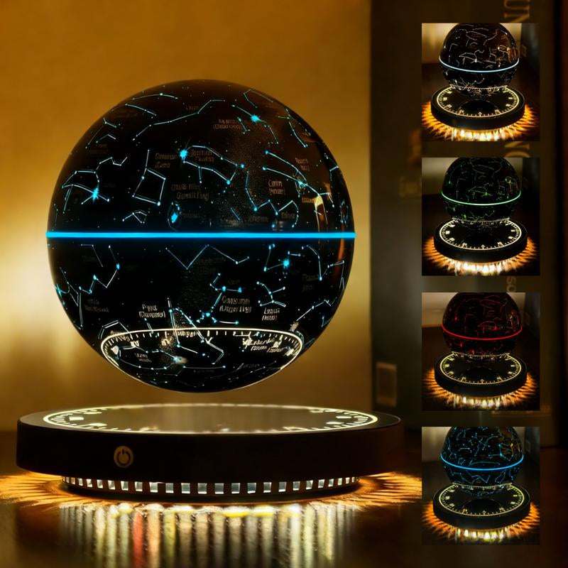 MAGECMOON Magnetic Levitation Technology Sense Constellation Ball Lamp Globe Ornaments Living Room Office Decoration for Boyfriend Children'S Christmas Holiday Gift Creative Levitation Ball Novelty Lamp