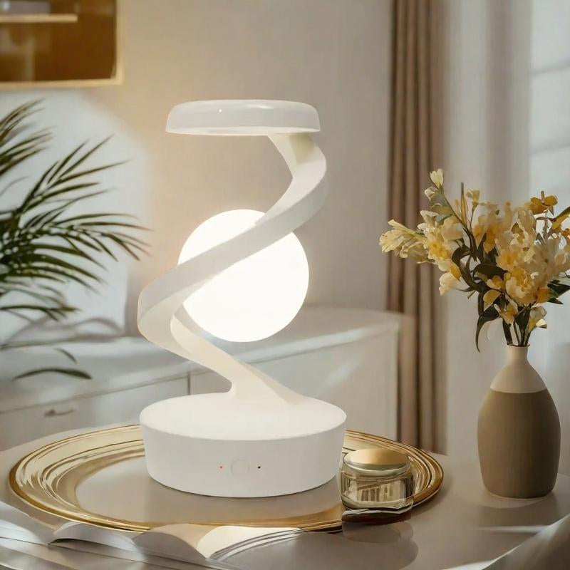 Motion Sensor LED Night Lamp Floating Rechargeable Bedside Table Lamp Cordless Touch Control Dimmable Ambient Light for Bedroom Nursery