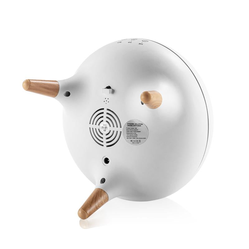 Dynamic Jellyfish-Shaped Aroma Diffuser & Essential Oil Diffuser, Cool Mist Humidifier Lamp Diffuser with 7-Color LED Light, Remote White Noise Player & Aromatherapy Machine