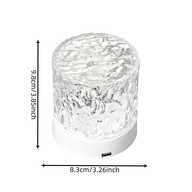 Creative Aurora Effect Light, Water Wave Projection Night Light, Dimmable Water Effect LED Light, Ceiling Projection Ambient Light for Bedroom, Office, Party