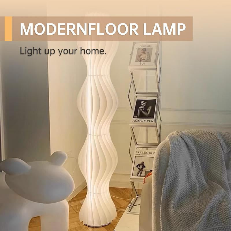 Grass Skirt Floor Lamp Living Room Bedroom Sofa Water Ripple Atmosphere Lamp Net Celebrity Vertical Table Lamp