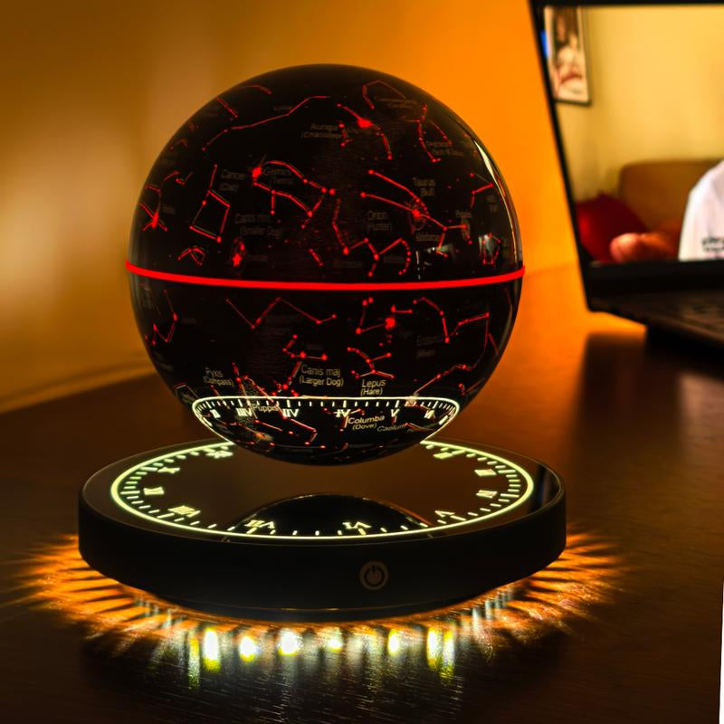 MAGECMOON Magnetic Levitation Technology Sense Constellation Ball Lamp Globe Ornaments Living Room Office Decoration for Boyfriend Children'S Christmas Holiday Gift Creative Levitation Ball Novelty Lamp