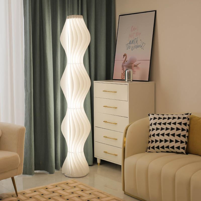 Grass Skirt Floor Lamp Living Room Bedroom Sofa Water Ripple Atmosphere Lamp Net Celebrity Vertical Table Lamp