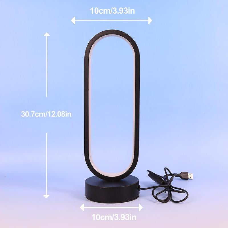 USB Powered LED Desk Lamp, 3-Color Dimming Ambient Desk Light, Eye Protector LED Desk Lamp for Home Office Bedroom Study Room, Led Table Lamp