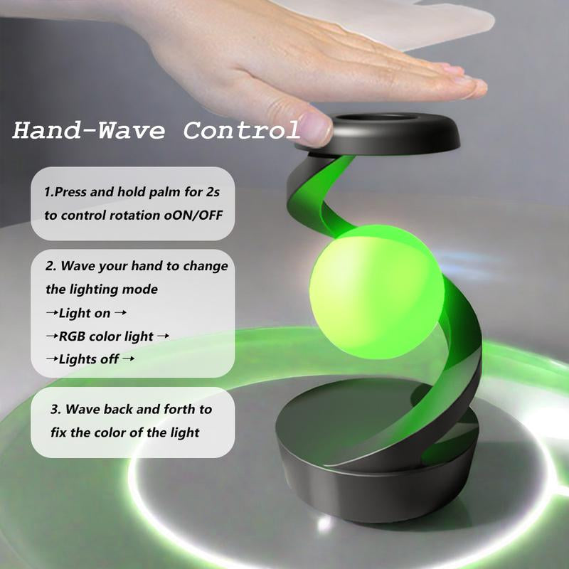 Motion Sensor LED Night Lamp Floating Rechargeable Bedside Table Lamp Cordless Touch Control Dimmable Ambient Light for Bedroom Nursery