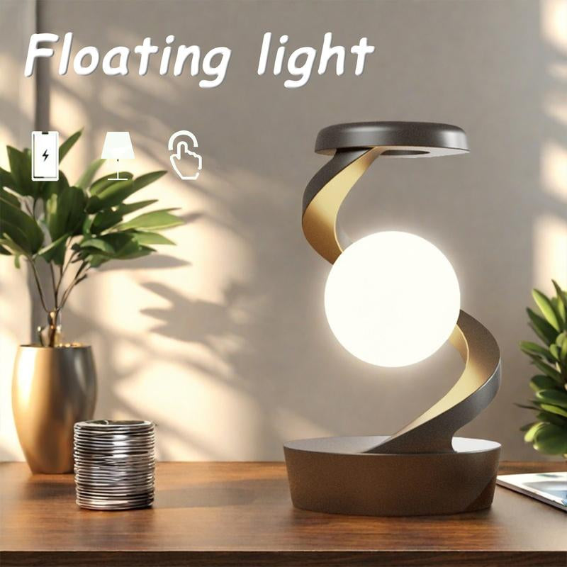 Motion Sensor LED Night Lamp Floating Rechargeable Bedside Table Lamp Cordless Touch Control Dimmable Ambient Light for Bedroom Nursery