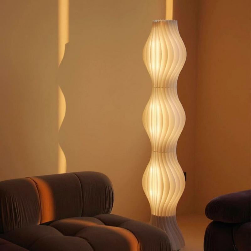 Grass Skirt Floor Lamp Living Room Bedroom Sofa Water Ripple Atmosphere Lamp Net Celebrity Vertical Table Lamp