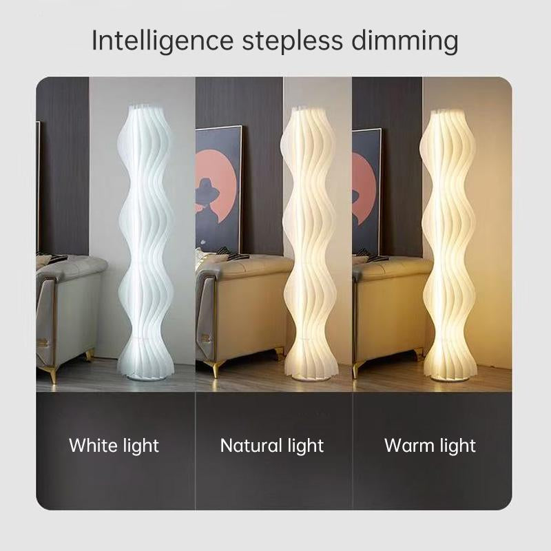 Grass Skirt Floor Lamp Living Room Bedroom Sofa Water Ripple Atmosphere Lamp Net Celebrity Vertical Table Lamp